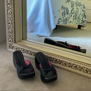 Black Platform Sandals